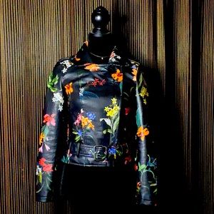 ESCADA Floral Moto Jacket